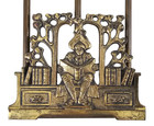 Antique Expandable Bookends    the Scholar    By Judd Company Brass Finish