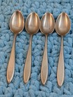 Set Of 4 Vintage Dirigold Dirilyte Goldware Regal Five O clock Spoons Flatware