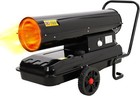 80k-220k  Portable Forced Air Kerosene Diesel Heater Indoor outdoor 13 7gal Tank