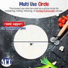 Mt Products White Corrugated Cardboard Cake Boards 14  Round - Pack Of 5