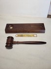 Es-mb Gor 10 1 2 Mens Deluxe walnut Gavel