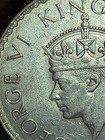 1941 B British India 1 Rupee 0 500 Fine Km556  11 66g Asw  1874 World Coin  1