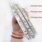 Smd 2835 Led Strip 24v 12v 5m Double Row Flexible Led Stripe Tape Ribbon Project