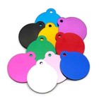 Custom Engraved Personalized Dog Pet Tags Double Side Round Id Dog Cat Tag