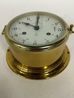 Vintage Schatz Royal Mariner Clock Ships Bell Brass   Key With Chime