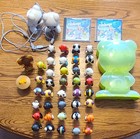 Radica Ub Funkey s Lot Of 40 Figures With Docking Stations Cds And A Case