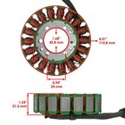 Stator   Regulator Rectifier Gasket For Honda Vfr800 Interceptor 800 2004-2009