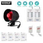 Wireless Alarm Security System Infrared Motion Detector Home House Garage Alert