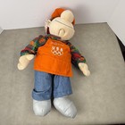 Vintage 1996 Home Depot Homer D Poe Usa Olympic Team Plush Doll Mascot