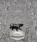Black Bear Shot Glass Wildlife Barware Tequila Vodka Gin Novelty Cabin Decor