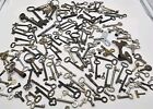 Antique Vintage Large Lot 140  Skeleton   Barrel Keys Clock Lock Original Old 