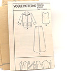 Vogue V9217 Ladies Reversible Jacket Pants Size 4 6 8 10 12 14 Sewing Pattern
