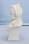 Antique White Bisque Porcelain Napoleon Bonaparte Bust Waterloo France
