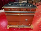 39 3 8    Lacanche Cluny Dual Fuel Range Lg1052ge Terracotta With Brass  used 