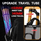 Bucklos 26 27 5 29 Inch 140mm Travel Mtb Am Air Suspension Forks Manual Remote