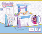 31-piece Dessert Suitcase Play Set For Kids   portable Ice Cream Shop W  Backpack
