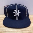  nwt  New York Cubans Negro League Baseball Museum Blue Nlbm Fitted Hat  size 7 