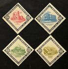 Travelstamps  1947 Nicaragua Stamps Scott  701-704 - Architecture - Mint Mnh Og