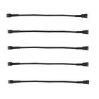 3 Pin   4-pin Pc Fan Extension Cable 12  30cm  Pwm Fan Extension Cable 5 Pack