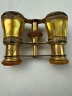 Antique Lemaire Paris Opera Glasses-engraved Brass -golden Mop