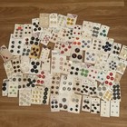Huge Lot Of Vintage Buttons On Cards
