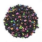 Cnz Aquarium Gravel Black Fluorescent Mix 0 25 0 35 5 Pound
