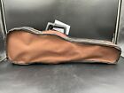 Vintage Hard Case With Canvas Cover For Full Size Violin fiddle Red Interior