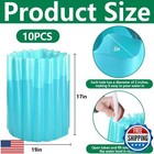 Adnee 10 Pack Water Filled Plant Protectors-19 X 17 Inch Reusable Wall Of Wat