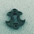 Furniture Hardware Keyhole Escutcheon Tiny Keyhole Plate Aged Brass Federal