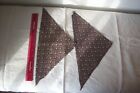 Antique Mid 1800 s Triangular Cotton Doll Dress Fabric