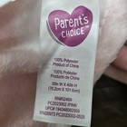 Parents Choice Fleece Baby Blanket Pink White Hearts Soft- Euc 