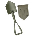 Genuine German Bund Military Trifold Shovel With Rubberized Shovel Cover Surplus
