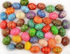 48 Wooden Ukrainian Pysanky Pysanka Easter Painted Eggs