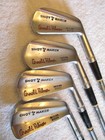 Wilson Arnold Palmer Shot Maker Model 2-9 Irons All Original Leather Grips Clubs