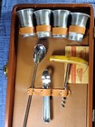 Liquor Case locking Travel Bar With Keys  Vintage Portable Pub By Londonaire