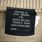 Genuine Vintage Stewardess Airline Sweater - United Airlines Collectibles Rare