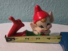 Lot Of  3  Vintage Ceramic Christmas Pixie Elves