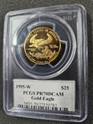      1995-w American 1 2 Oz Gold Eagle  25 Proof Coin Pcgs Pr69 Dcam Director