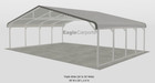 30x20x6  Triple-wide Carport - Tx-va - Free Delivery  prices Vary other States 