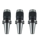 3pcs Cat40 Keyless Drill Chuck 5 8   Fits On Haas Cnc Easy Great Tool Holder
