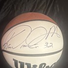 Wilson Karl Malone Utah Jazz Autograph Basketball Signed Original