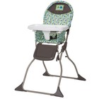 Cosco Baby High Chair Folding Compact Lightweight  elephant Squares 