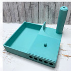 Crafty Clean-up Station Paper Towel Baby Wipes Organizer Holder 3d Printed Teal