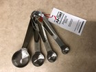 Nwt All Clad Measuring Spoons Standard Size Set 4 Pieces Stainless Steel New