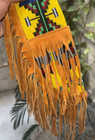 Indian Beaded Native Sioux Style Leather Knife Sheath Beaded Knife Cover