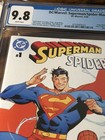Freeshipping Dc marvel Superman spider-man  1  2026  Cgc 9 8 Jorge Jimenez Cover