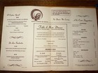 Vtg 1969 Santa Fe Railroad Menu Indians Of The Southwest The Arrow Maker Good