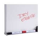 Universal 43623 36 In  X 24 In  Melamine Dry Erase Board Aluminum Frame - Wt New