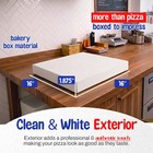 Mt Products 16  X 16  X 1 9  Extra Thin White Paperboard Pizza Boxes  Pack Of 10