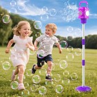 Bubble Machine For   Automatic Bubbles Blower Maker For Kid Toddlers  2-in-1    